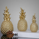 Creative Pineapple Shaped Decor Ornament For Home Desk Shelf Decor Golden
