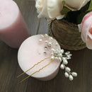 Prom Festival Wedding Hairpin Beautiful Floral Headdress Plait Hair Clip Ac I4D2