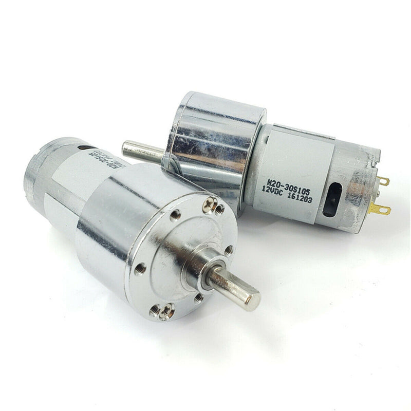 DC 6V-12V 110RPM Large High Torque Metal Gear Box Electric Gear Reduction Motor