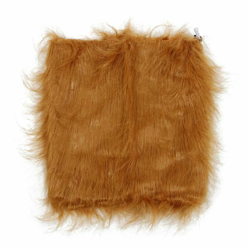 Pet Dog Lion Wigs Mane Hair Party Fancy