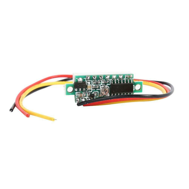 0.28 inch DC 0-100V 3 Wire Mini Gauge Voltage Meter Voltmeter LED Display