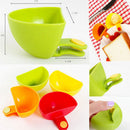 1PCS Home Cutlery Dip Clips Flavored Dish For Spice Tomato Sauce Nutshell B4S4