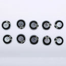 10Packs 30x30mm 8Ohm 2W Full Range Audio Speaker Round Loudspeaker Easy
