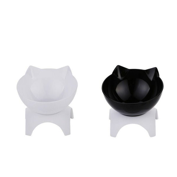 4Pieces ABS Plastic Elevated Raised Pet Food Bowl with Stand for Cats and Dogs