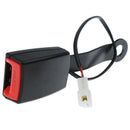 Universal Auto Car Seat Belt Buckle Socket Plug Connector W/Warning Cable OZ