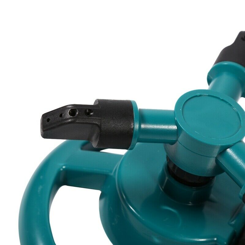 Garden Sprinklers Water Durable Rotary Three Nozzle Arm Pipe Hose Sprinkler