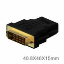 HDMI to DVI D 24+1/ 25 Pin Adapter Female 1080P for HDTV Plasma DVD Projector PC