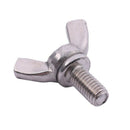 M5 Thread 304 Stainless Steel Thumb Wing Hand Bolt Screws 5pcs