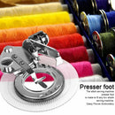 Round Universal Stitch Presser Foot Daisy Flower Sewing Machine Embroidery Mini
