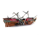 Wreck Sailing Boat Sunk Ship Action-Air Aquarium Ornament   Tank Decor