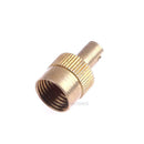 10pcs Coppe Slotted Head Valve Stem Caps for Car Motorcycle Schrader Valve Tools