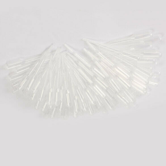 100Pcs 1ml Disposable Polyethylene Eye Dropper Set Transfer Graduated Pipe A