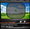 2x Car Rear Window Sun Shade Summer Sunshine Blind Suction Cup Side Window Hot