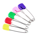 100pcs Plastic Head Safety Pins Locking Hold Clip Baby Dress Cloth Nappy Diaper