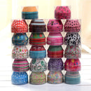 Random 100 pcs Cupcake Liner Baking Cups Mold Paper Muffin Cases Cake Decor MO