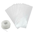 50pcs Unique PVA Water Dissolve Bag 7x19cm + Water Dissolve String Combo