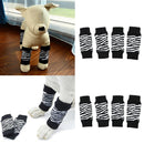 8 Count Pet Dog & Cat Leg Warmer / Arthritis Elderly Dogs Cats Bandage Socks