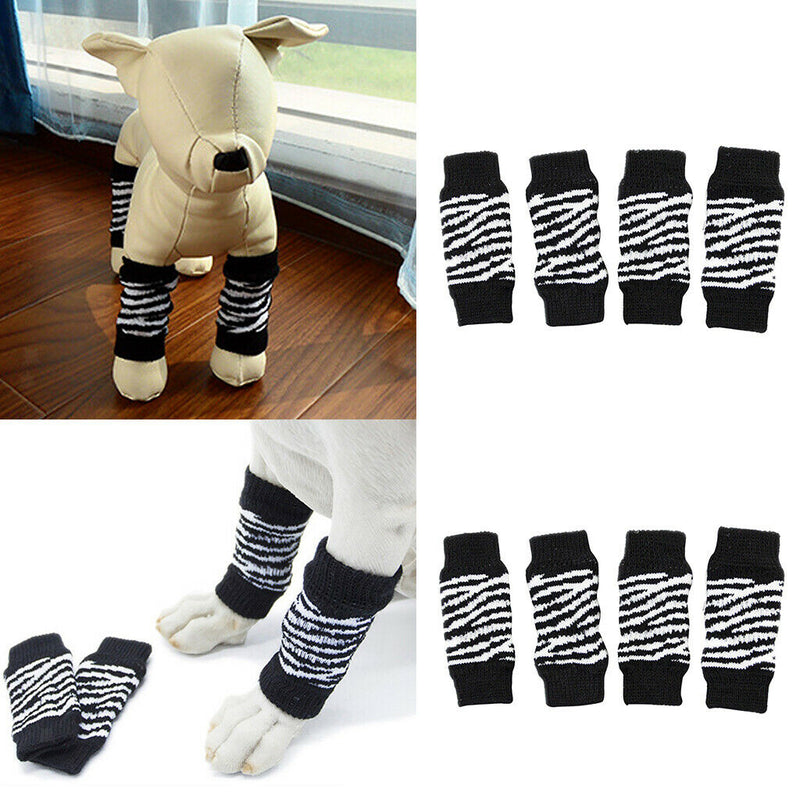 8 Count Pet Dog & Cat Leg Warmer / Arthritis Elderly Dogs Cats Bandage Socks