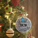 2020 Annual Events Christmas Ornament Remembering Ornament For The New Year D7L3