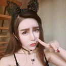 Sexy Summer Girls Lace Cat Ear Headband Hairband Princess Hair Accessories A