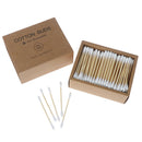 200pcs Double Head Bamboo Cotton Swab Cleaning Makeup Buds Wood Sticks S  Ew