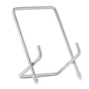 Square Wrought Iron Easel Plate Display Stand Picture Frame Holder  Gray_S