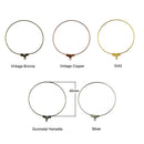 40pcs Handmade Beading Hoop Round Earrings Findings For Women Jewelry DIY