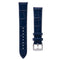 Smart Sports Bluetooth PU Leather Watch Strap for Huawei B5 18mm Blue