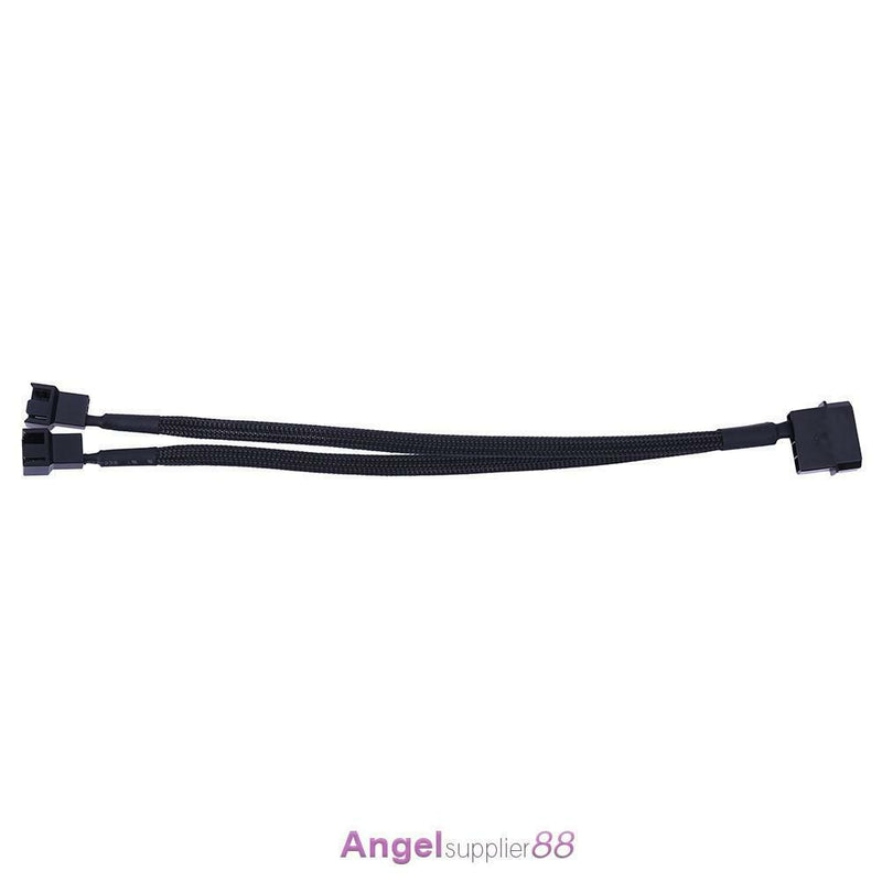 4pin IDE Molex to 2-Port 3Pin/4Pin Cooler Cooling Fan Splitter Power Cable