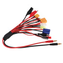 Multifunction Balance Charge Cable XT60 XT90 T Plug EC5 JST JR FUTABA Plug