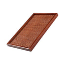 Rattan Woven SERVING TRAY Food Platter for Food Drinks Fruits Dessert