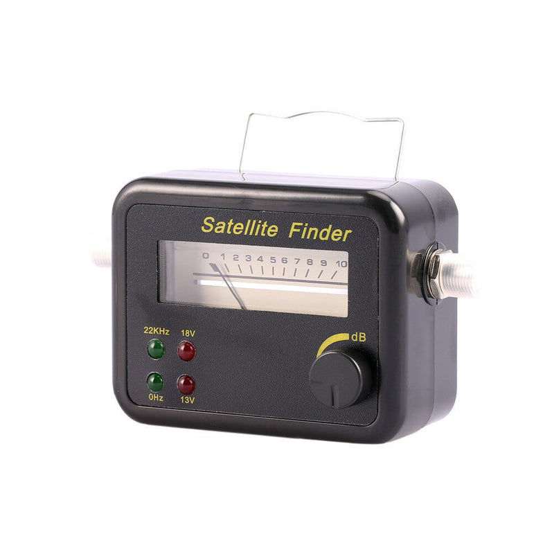 Plastic Black Mini Digital LCD Display Satellite Signal Finder Meter Tester 3C