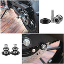 2pcs 10mm CNC Aluminum Motorcycle Swingarm Spool Slider Stand Screws (Ti)