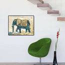 5D DIY Full Round Drill Diamond Painting Ethnic Elephant Animal Picture Kit A