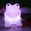 Energy Magic LED Cute Frog Night Light Novelty Lamp Colorful Colors Changin Y0O7