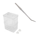 2 Pack Aquarium Supplies Fish Isolating Tank & 38 cm Tweezer