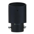 58mm Universal Black Stainless Steel Car Rear Exhaust Pipe Tail Muffler Tip Part