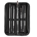 7X Non Slip Stainless Steel Pimple Popper Acne Blackhead Removal Needle Tools M&