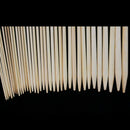 18 Sizes 36cm Single Pointed Bamboo Knitting Needles Set Kit (2.0mm - 10.0m