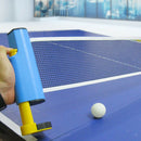 2 Pieces Retractable Table Tennis Net Robust Pong Net Frame for Every Table