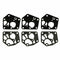 2Pcs Carburetor Diaphragm Gasket Kit For: 495770 795083 Carburetor
