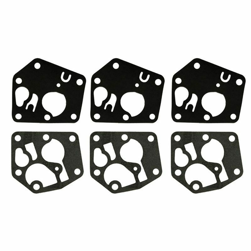 2Pcs Carburetor Diaphragm Gasket Kit For: 495770 795083 Carburetor