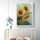 5D DIY Full Drill Diamond Painting Flowers Cross Stitch Embroidery (09)