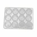 12pcs/set Contact Lens Case Holder Storage Box Outdoor Travel P3S7