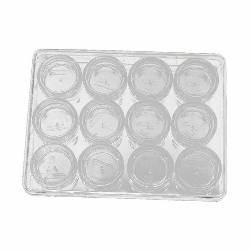 12pcs/set Contact Lens Case Holder Storage Box Outdoor Travel P3S7