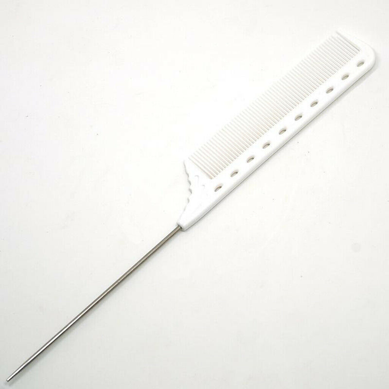 2 Pieces Pro Salon Metal Pintail Combs Styling Highlighting Comb Anti static