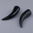 4x Artificial Painted OX Horn for Party Holiday Costume Decorative Ornament