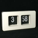 Auto Flip Clock Table File Clocks Christmas Gift Bedroom Decoration White