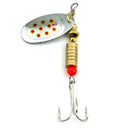10 Pcs Metal Fishing Baits Metal Spinner Lures Hook Fishing Gears Tool 6.3cm  â„–[