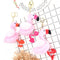 New Fluffy Flamingo Pendant Key Chains Plush Car Bag Key chain  Kw